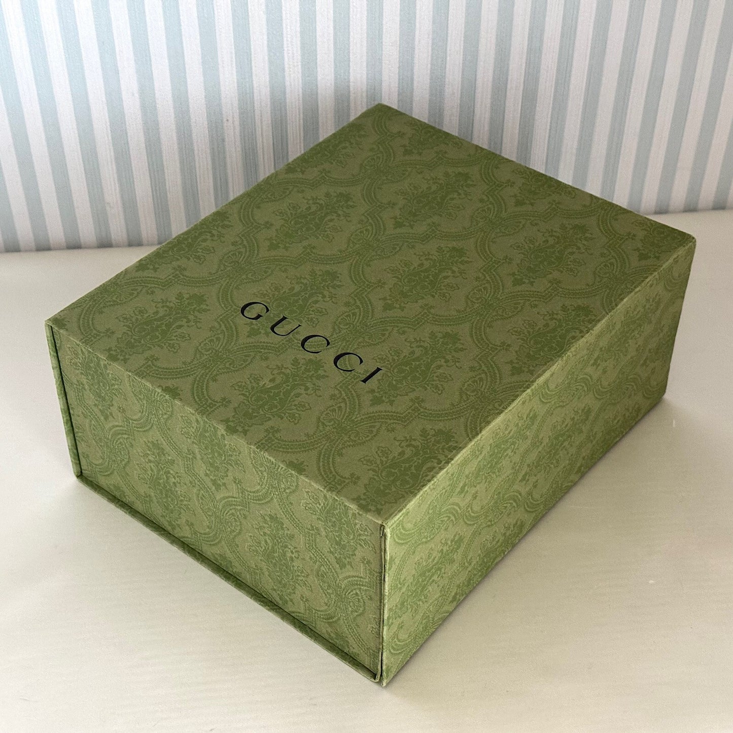 GUCCI GG Supreme 450946 Canvas Body Belt Bag Beige Fanny PVC Leather with Box