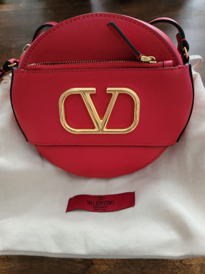 Valentino Garavani Crossbody Bag/Leather/RED..BRAND NEW